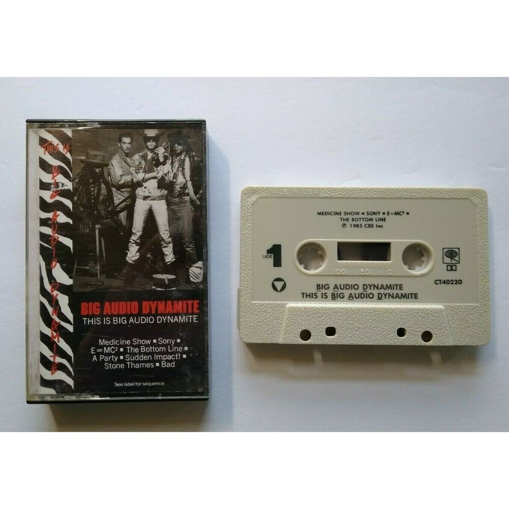 This Is Big Audio Dynamite Cassette Tape Album 1985 Mick Jones Of The Clash